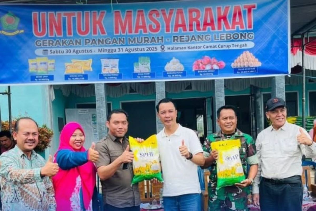 Pemkab Rejang Lebong gelar Gerakan Pangan Murah di 15 kecamatan