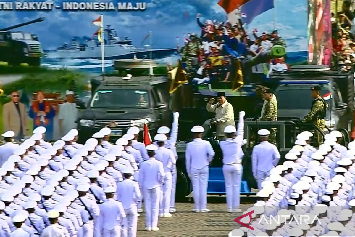 Prabowo expresses deep gratitude to troops at TNI's 80th Anniversary