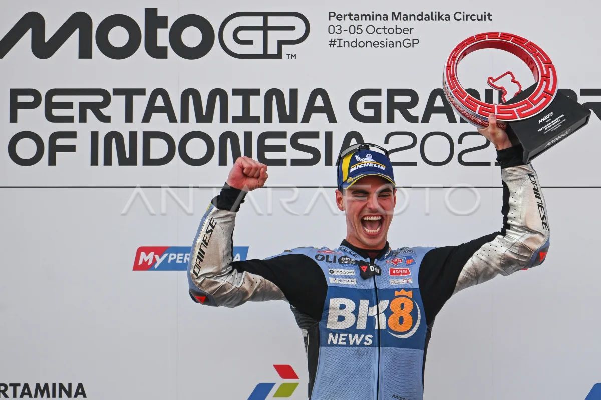 Fermin Aldeguer juara MotoGP Indonesia 2025