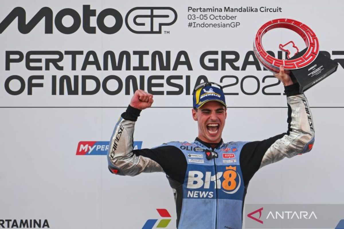 Fermin Aldeguer juara MotoGP Indonesia