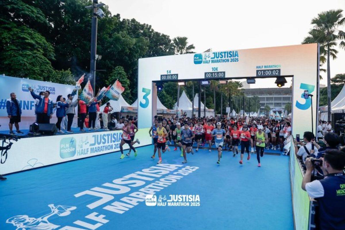 PLN Mobile Justisia Half Marathon 2025 hadirkan 6.500 pelari di GBK