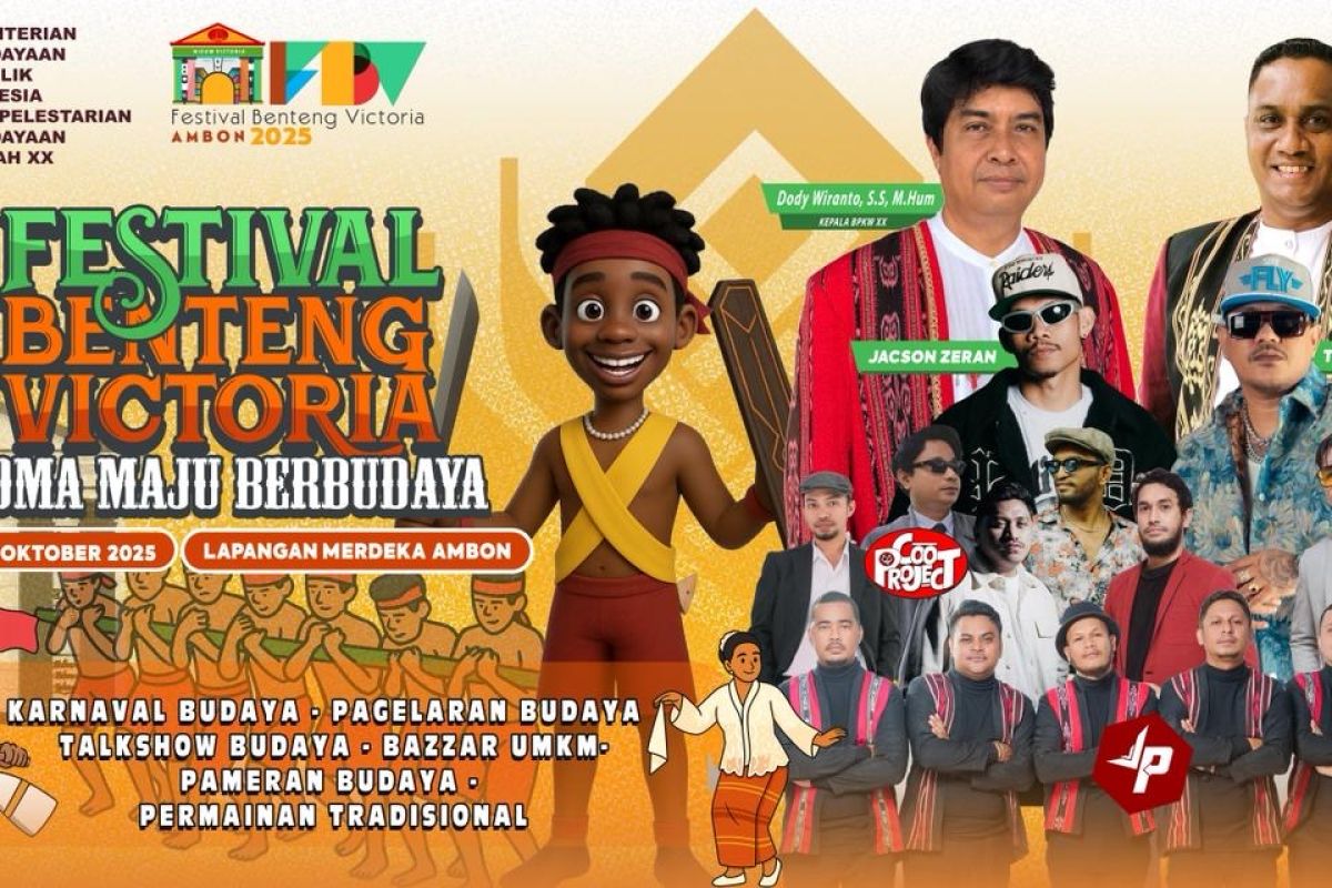 BPK wilayah XX kembali gelar festival benteng Victoria  pada 17-18 Oktober 2025