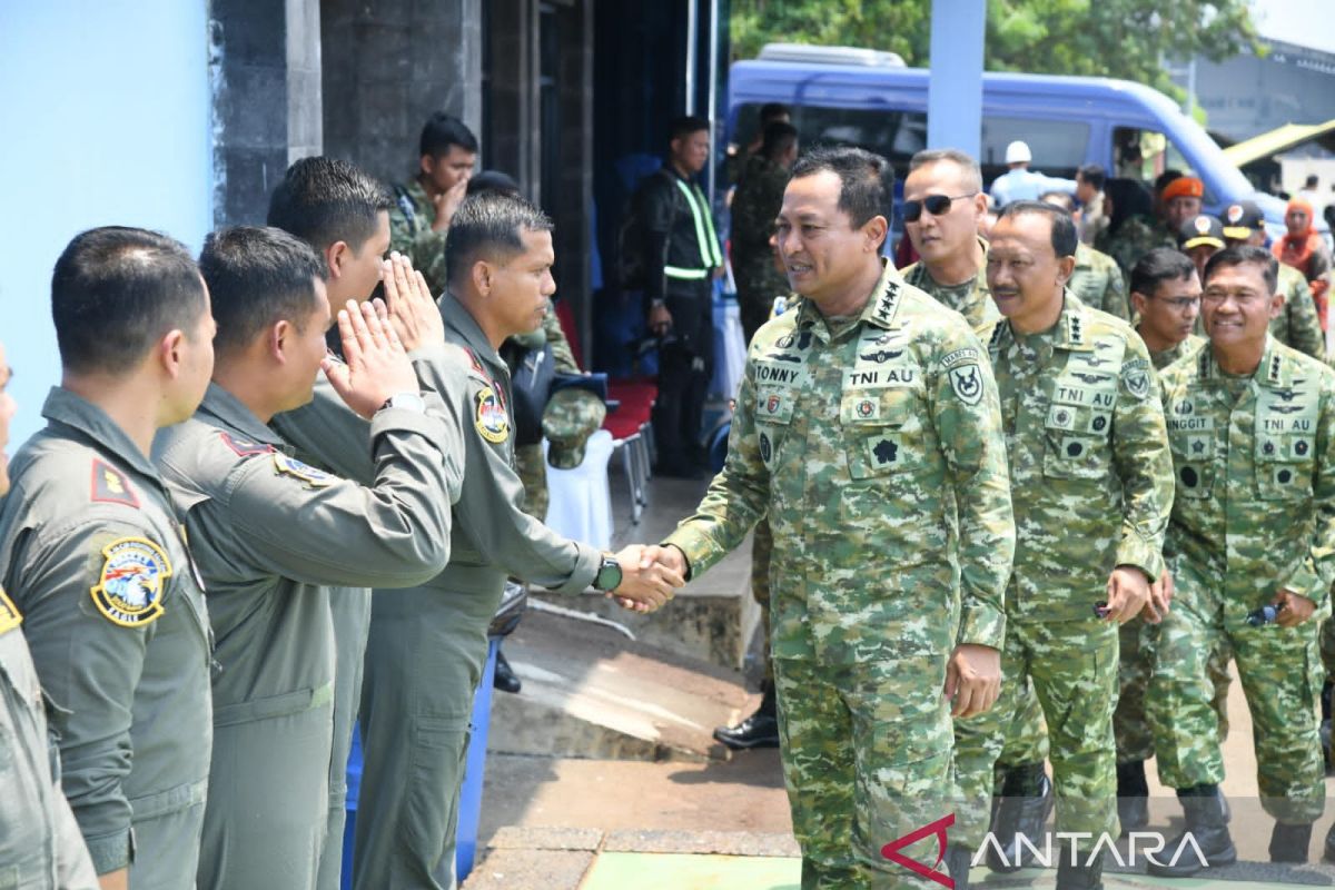 KSAU apresiasi penerbang AU karena berhasil tampil baik dalam HUT TNI