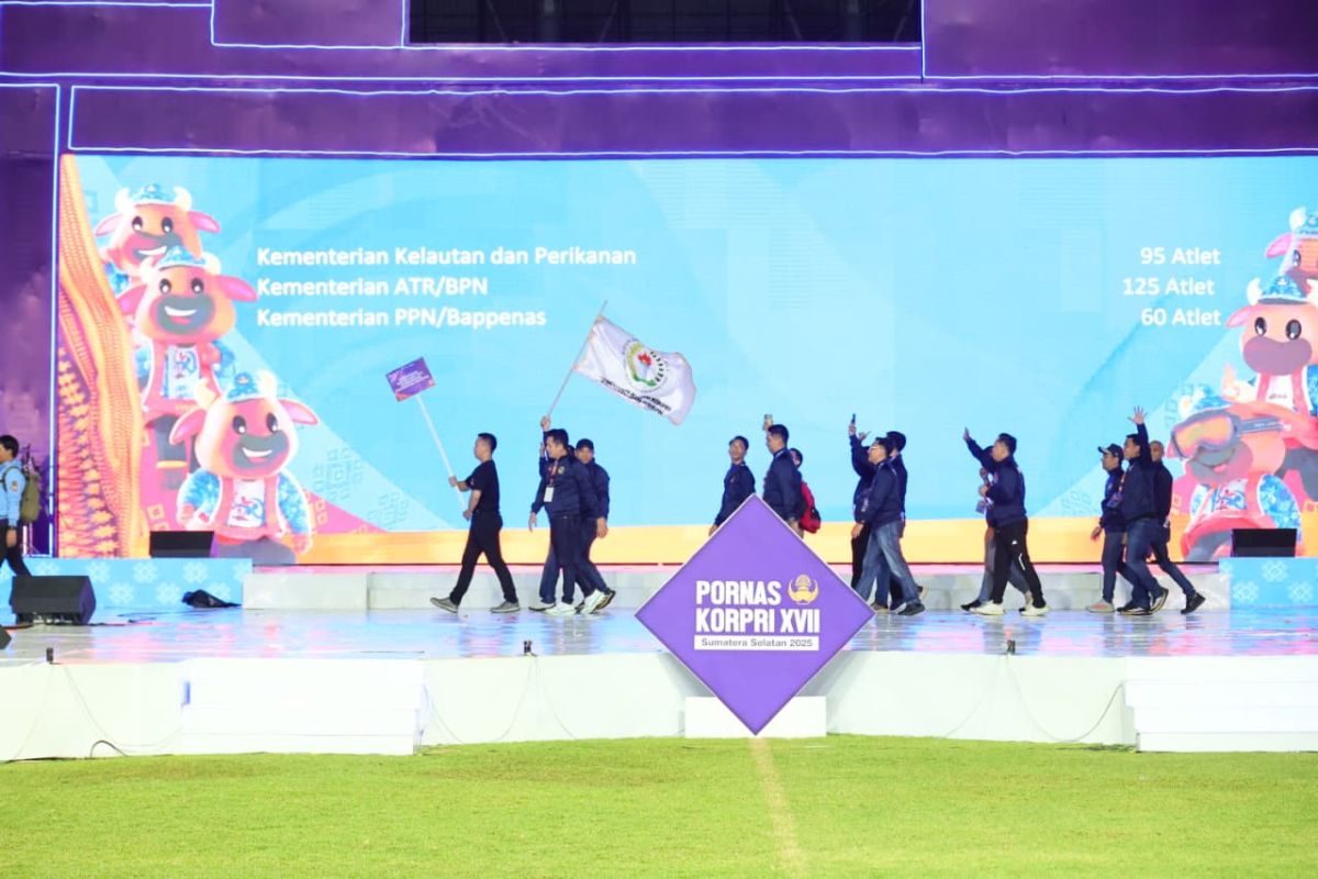 PORNAS XVII KORPRI resmi dibuka, Kementerian ATR/BPN siap perebutkan juara di 7 cabor