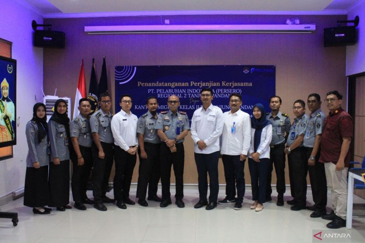 Pelindo-Imigrasi perkuat layanan keimigrasian di pelabuhan Tanjungpandan