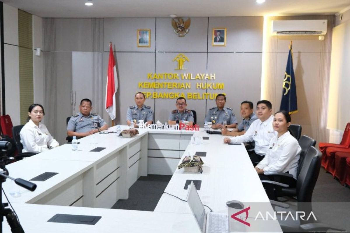 Kemenkum Babel ikuti diskusi strategi kebijakan implementasi standar layanan bantuan hukum