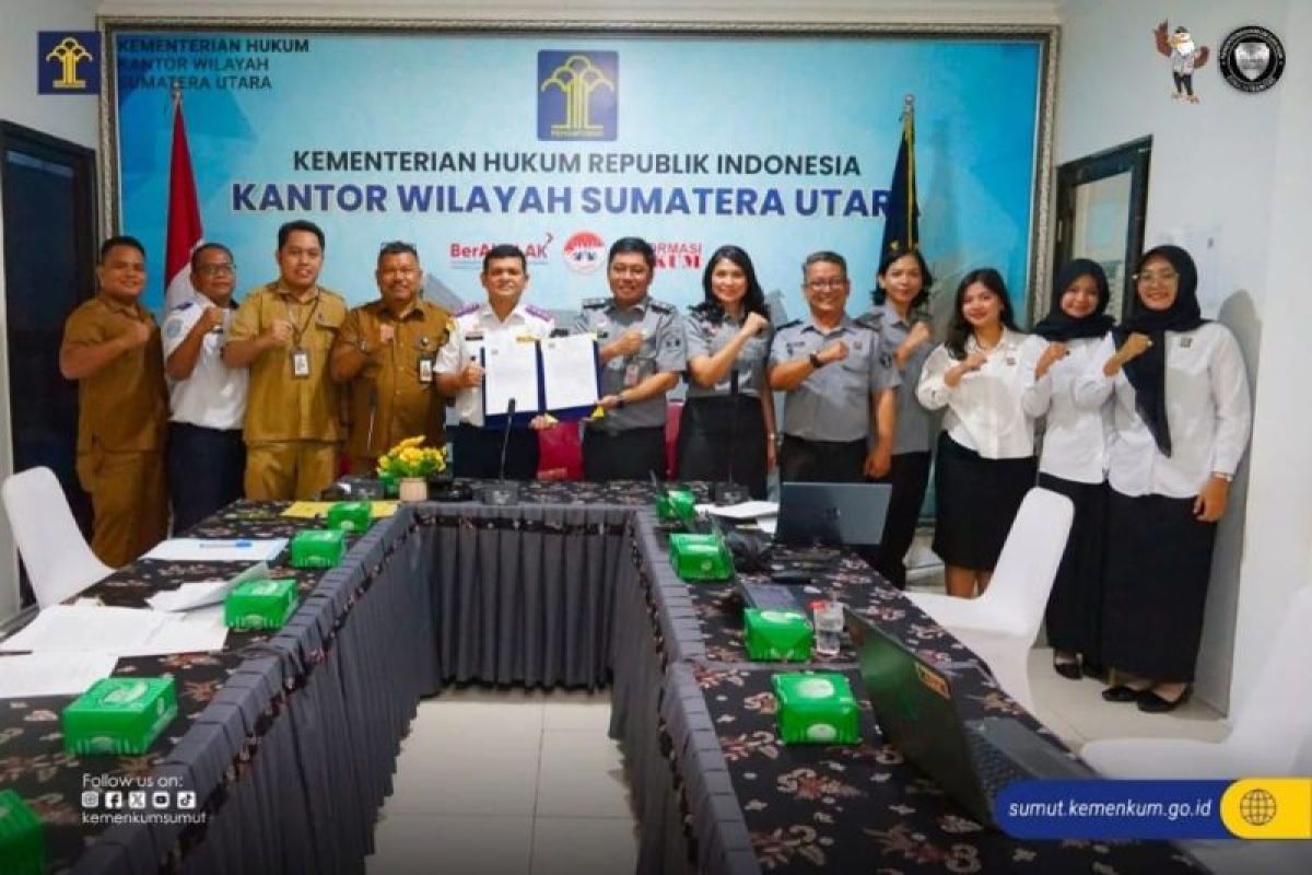 Kemenkum Sumut fasilitasi harmonisasi Ranperwal Medan tentang pelayanan publik