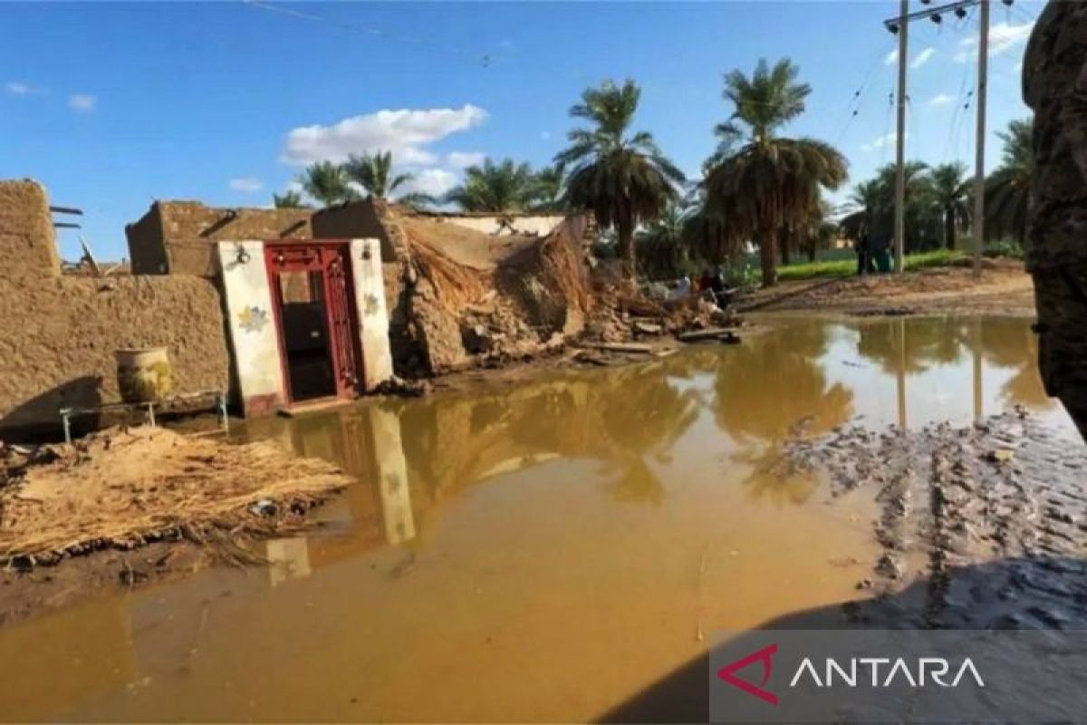 Lebih dari 1.200 keluarga mengungsi akibat banjir di Khartoum Sudan
