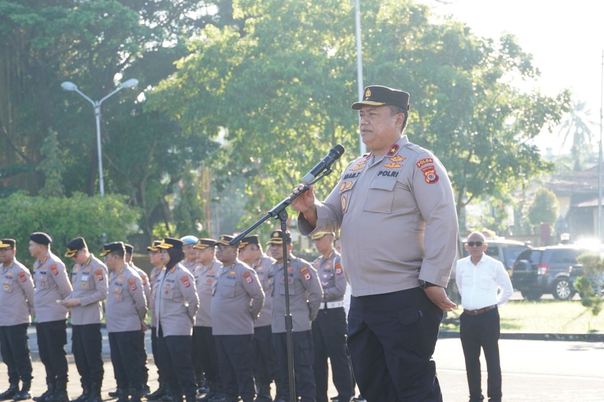 33 personel Polda Maluku dipecat sejak Januari hingga September 2025