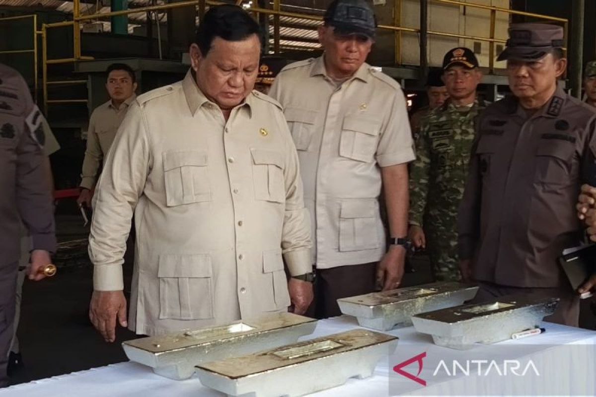 Presiden Prabowo: Mineral ikutan timah sitaan negara di Babel ratusan triliun