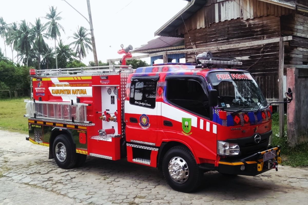 Disdamkarmat Natuna tambah satu unit pemadam kapasitas 3.000 liter