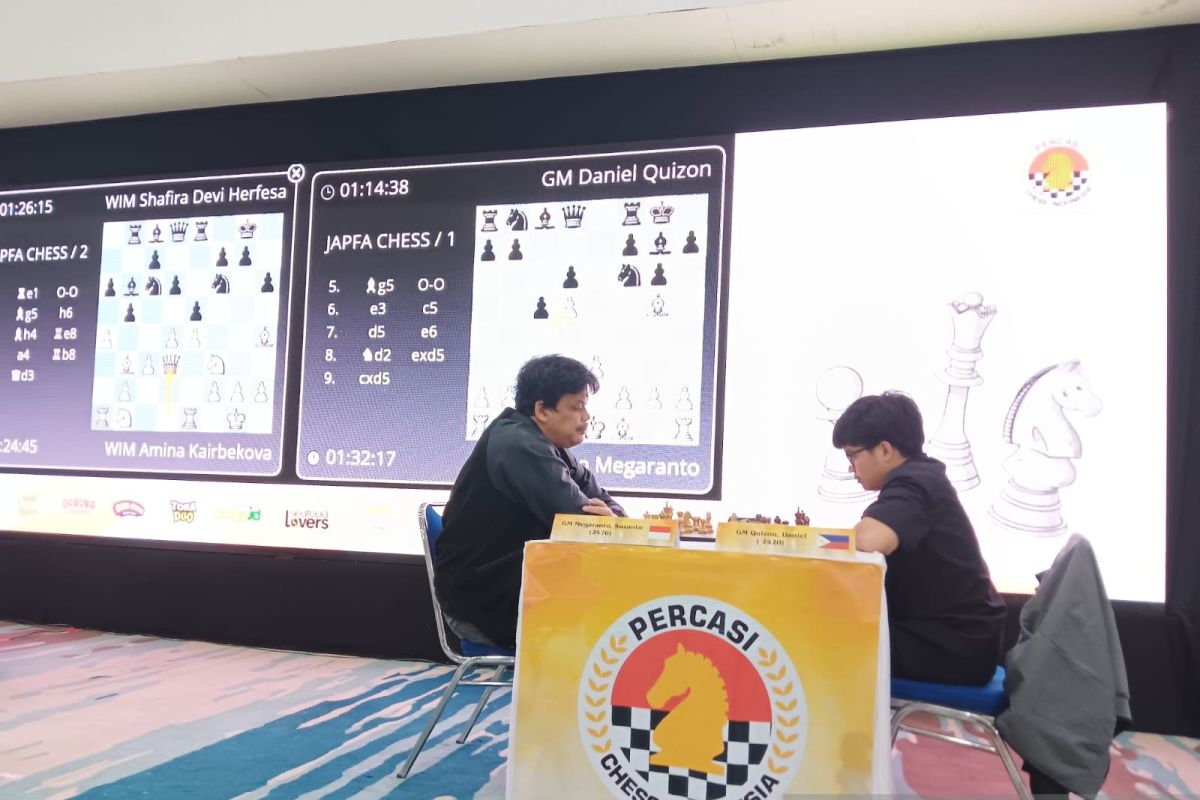 Susanto Megaranto hajar Daniel Quison di JAPFA Chess Festival
