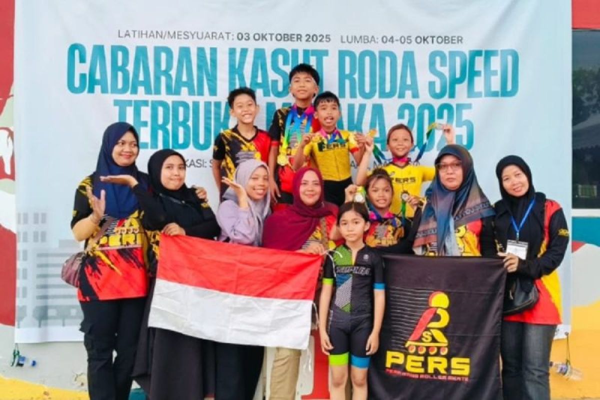 Raih 14 Medali, Atlet Cilik Perawang Bikin Bangga di Malaka Open Speed Challenge 2025