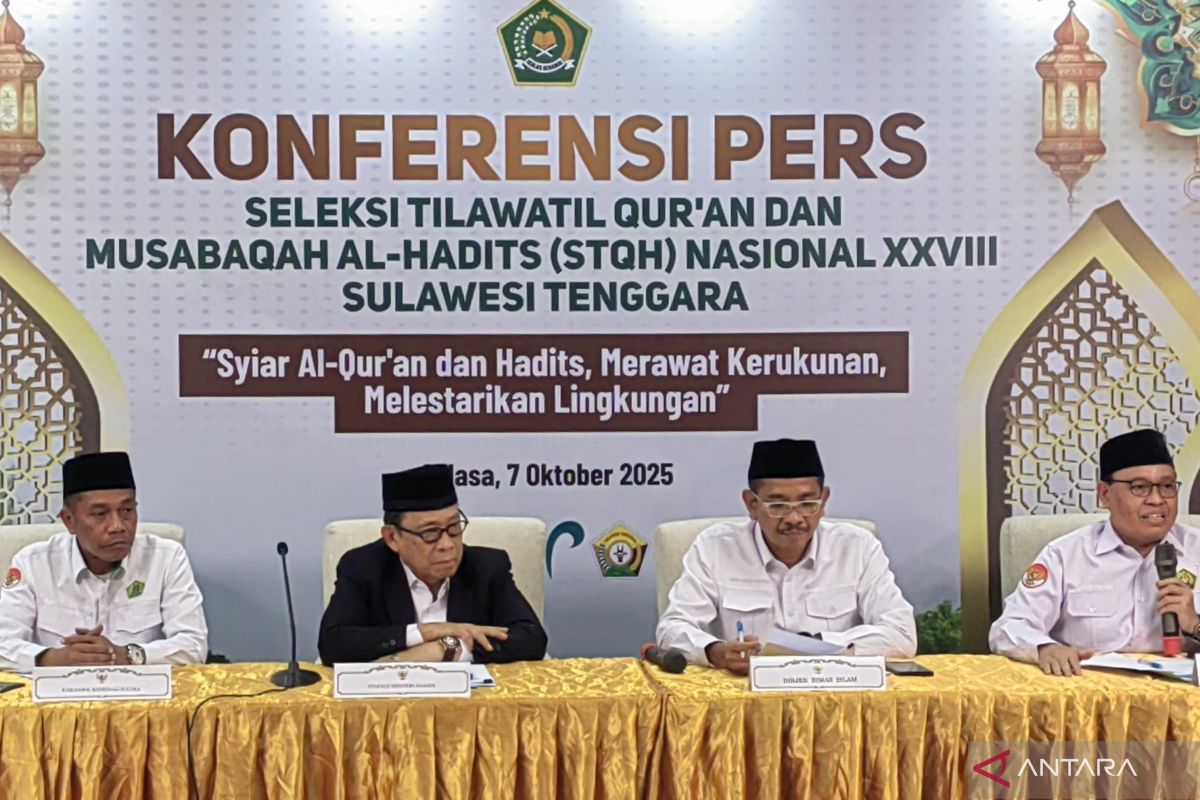 Kemenag gelar STQH Nasional ke-28 di Kendari