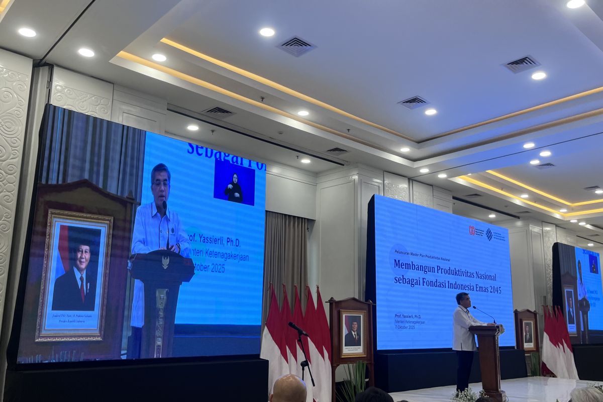 Menaker sebut produktivitas jadi pendorong daya saing industri