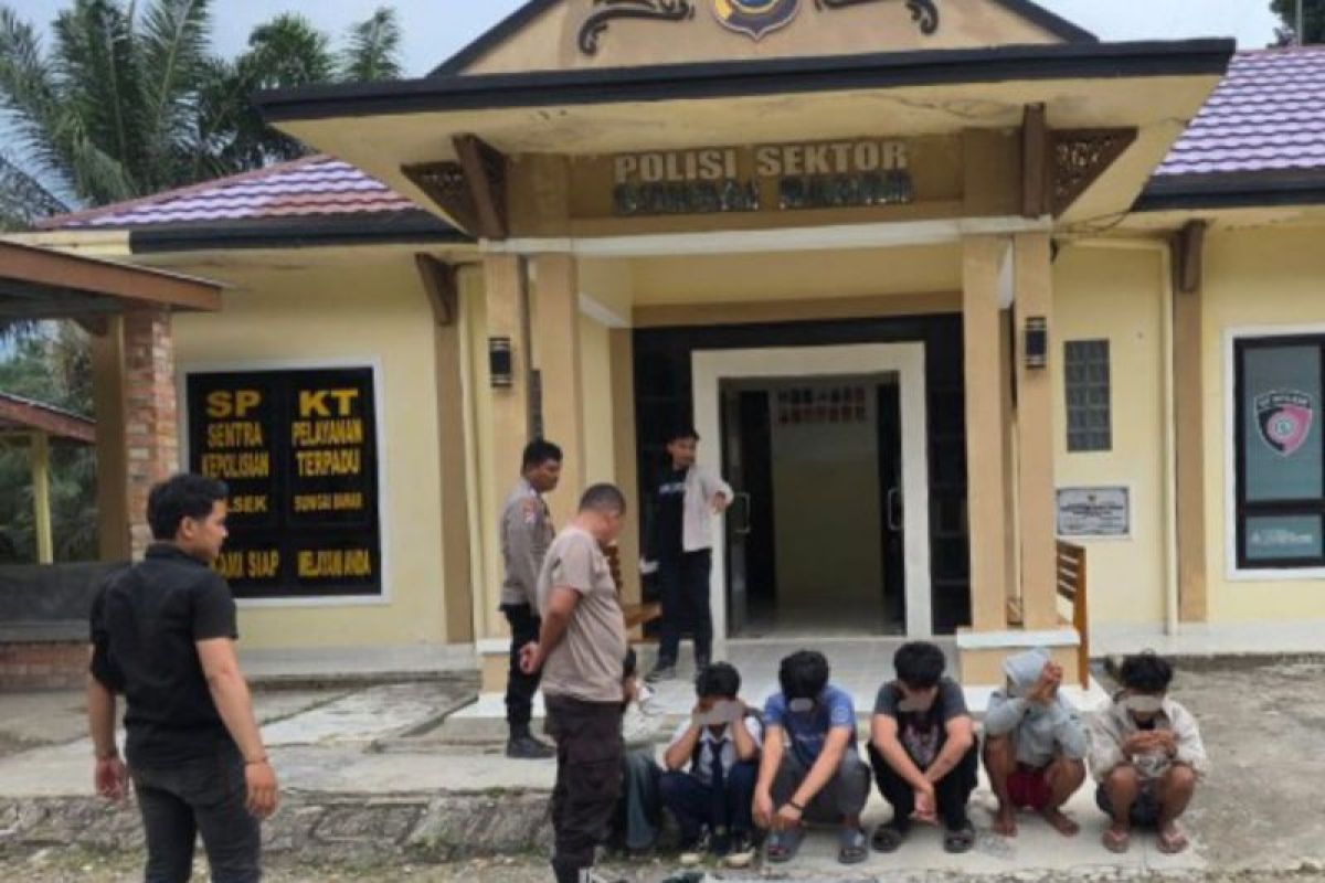Polres Muaro Jambi  tangkap tujuh remaja komplotan bandit