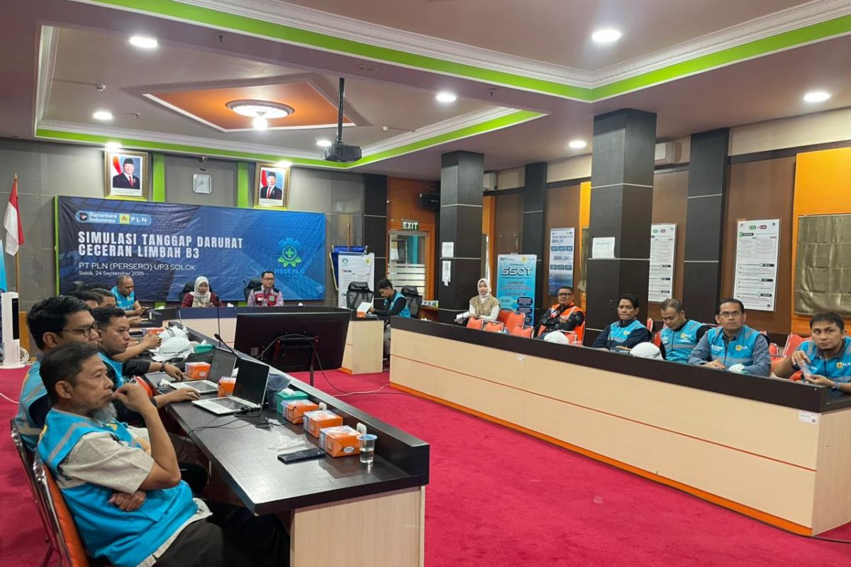 Peringati Hari Kesaktian Pancasila, PLN UP3 Solok Gelar Simulasi Tanggap Darurat Gempa Bumi