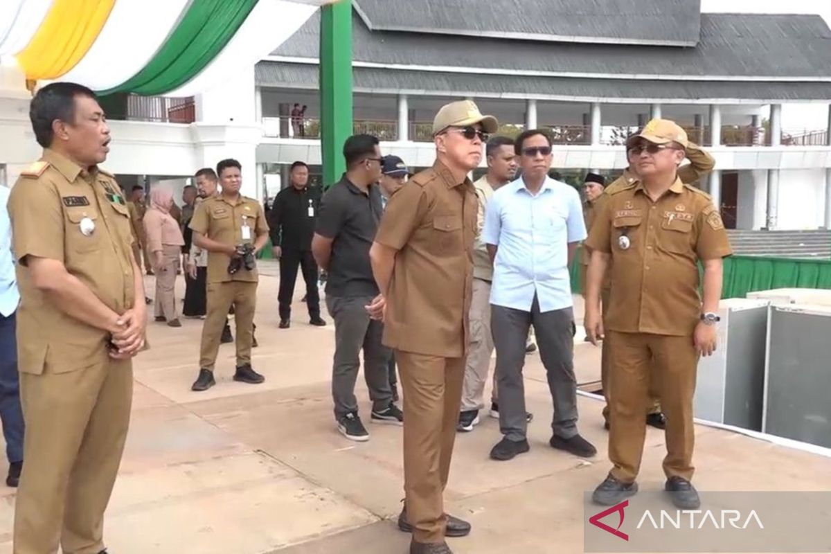 Gubernur cek kesiapan enam lokasi pelaksanaan STQH Nasional ke-28 di Sultra