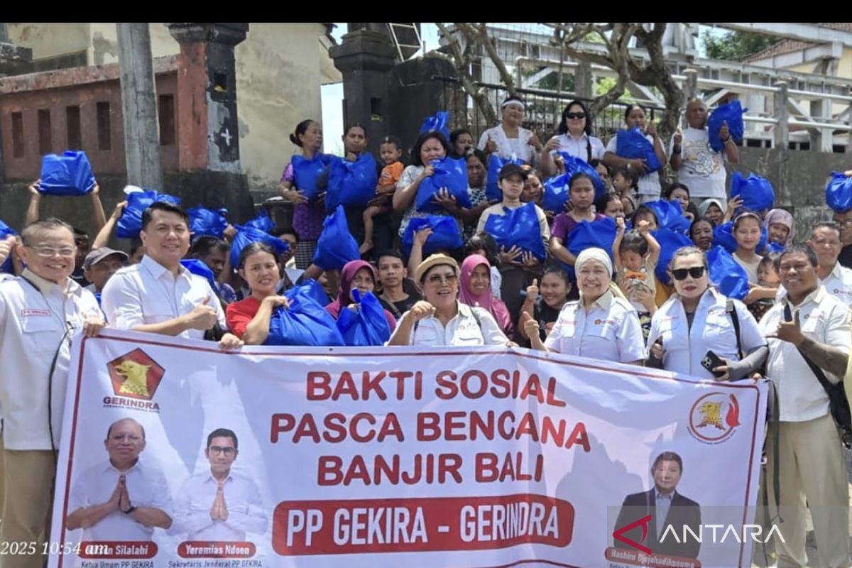GEKIRA salurkan bantuan untuk Korban banjir di Bali