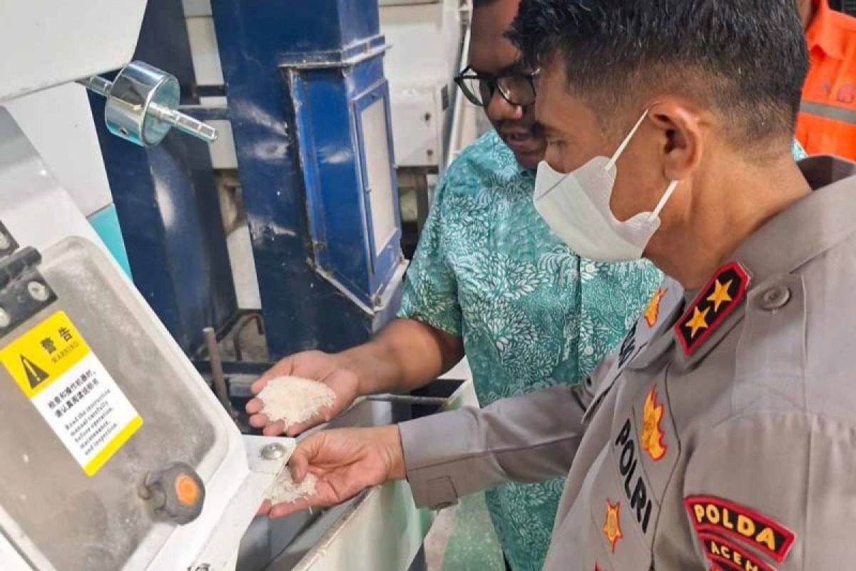 Kapolda Aceh cek kualitas beras pastikan bebas oplosan