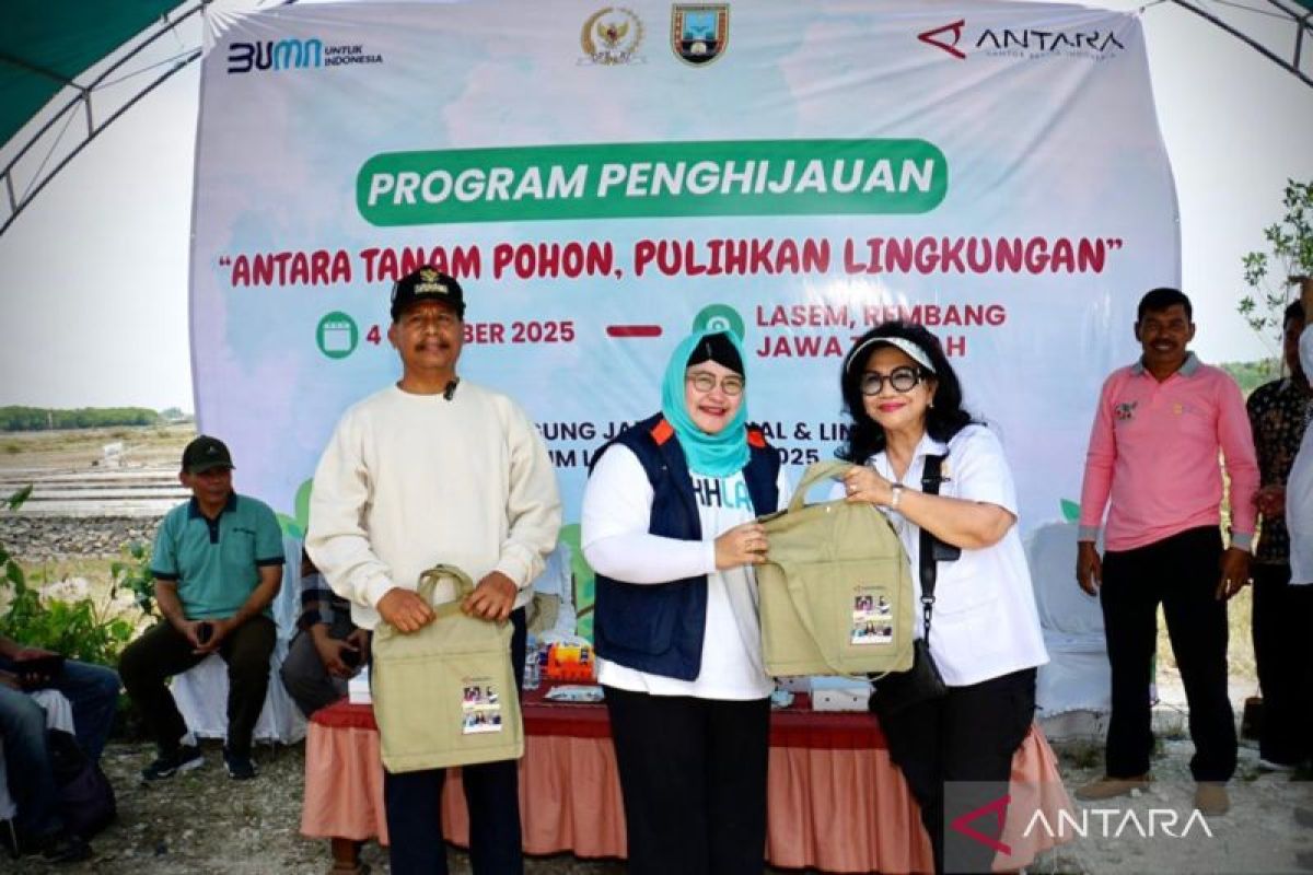500 bibit ditanam, LKBN ANTARA dan Komisi VII DPR hijaukan Desa Wisata Rembang