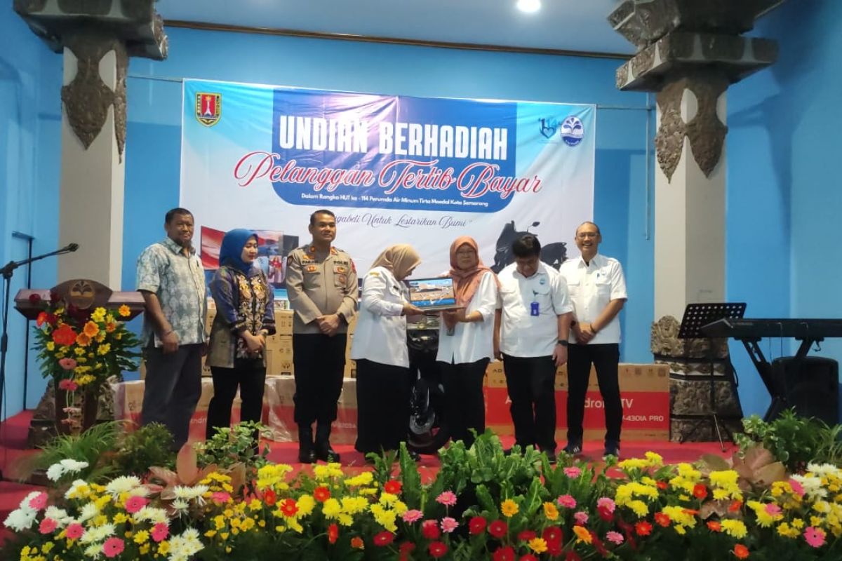 PDAM Kota Semarang  apresiasi 39.896 pelanggan tertib bayar tagihan