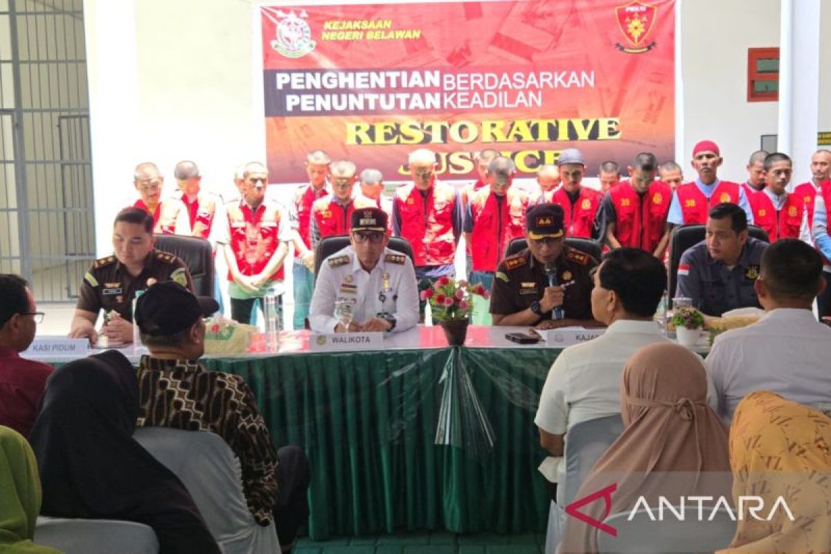 Pertama di Indonesia, Kejari Belawan hentikan penuntutan 21 tersangka sekaligus dengan hati nurani