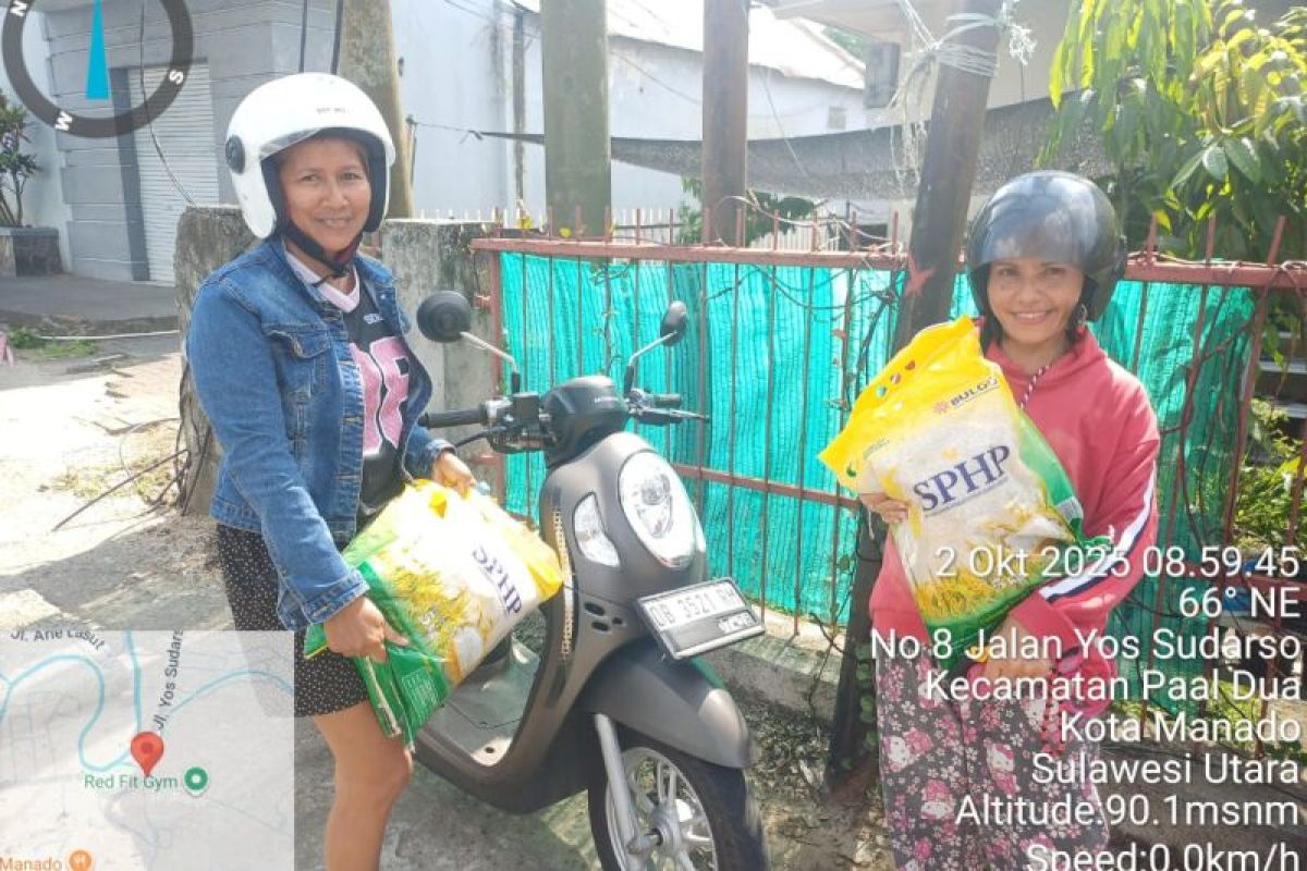 Bulog dan Polda Sulut gelar GPM di pasar tradisional