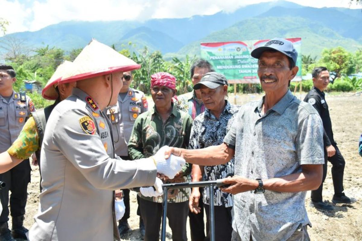Polda Sulteng libatkan 1.120 kelompok tani tanam jagung kuartal-IV