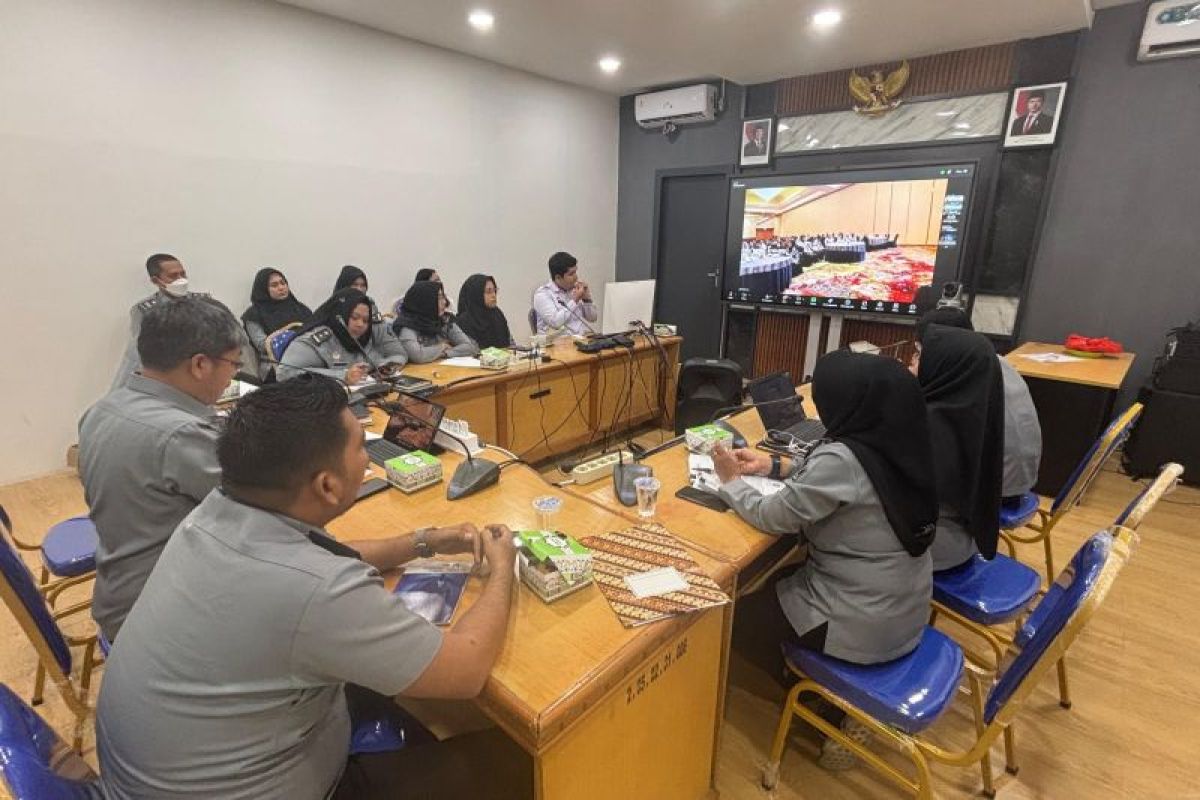 Kemenkum Kalbar ikuti pleno-evaluasi penilaian nasional indeks reformasi hukum  2025