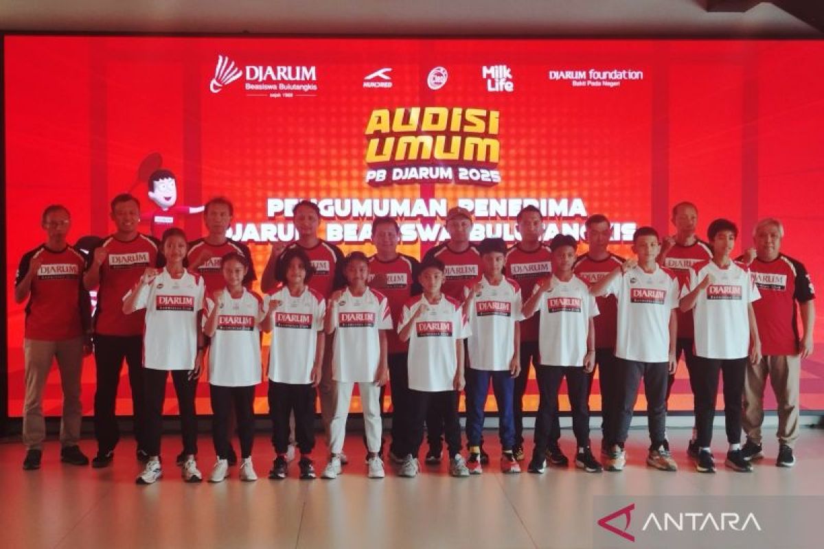 Sembilan atlet dari berbagai daerah raih Beasiswa Bulutangkis 2025