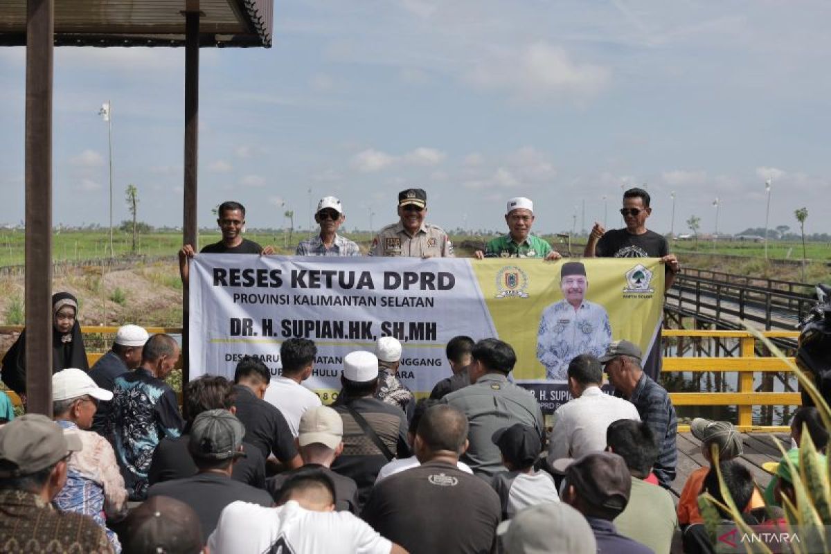 Ketua DPRD Kalsel Supian HK serap aspirasi 16 desa dari dua kabupaten