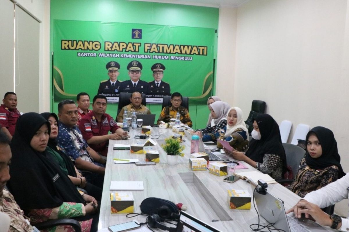 Kemenkum Bengkulu sediakan klinik hukum bantu daerah susun regulasi