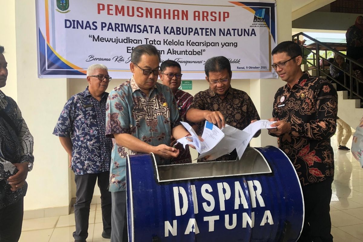 Pemkab Natuna musnahkan arsip yang lewati masa retensi