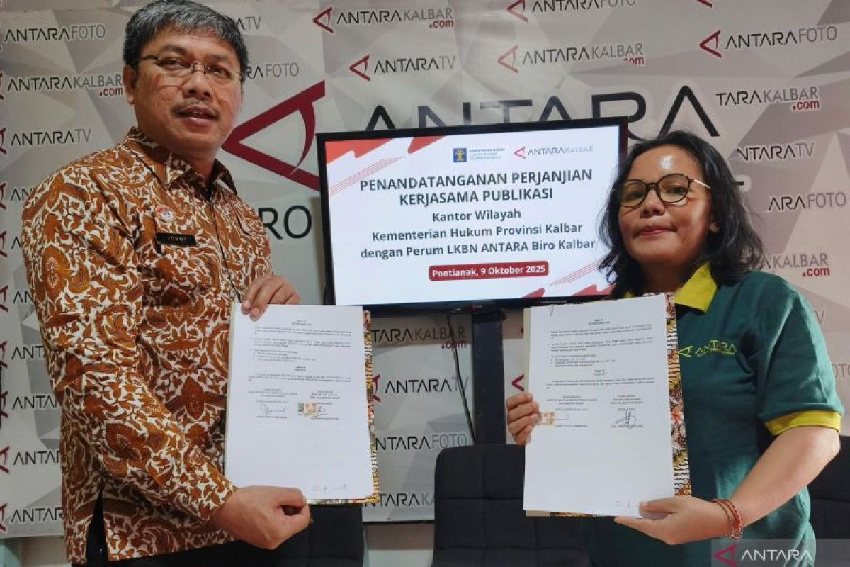 Kemenkum Kalbar dan ANTARA jalin kerjasama perkuat keterbukaan informasi publik