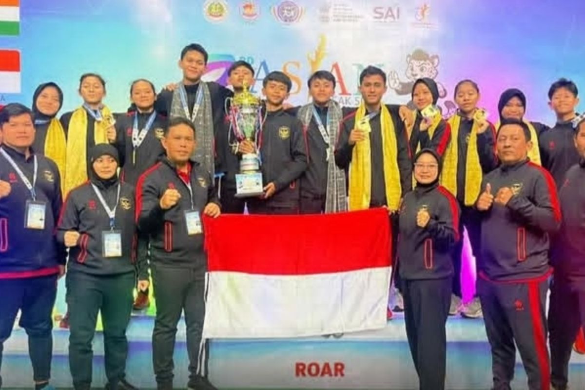 Timnas pencak silat junior borong delapan emas di Kejuaraan Asia
