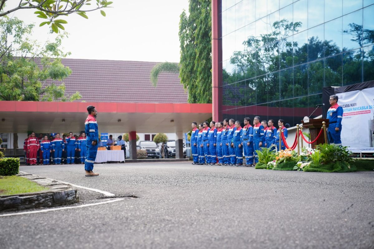 Pekerja Kilang Pertamina Plaju peringati Hari Kesaktian Pancasila
