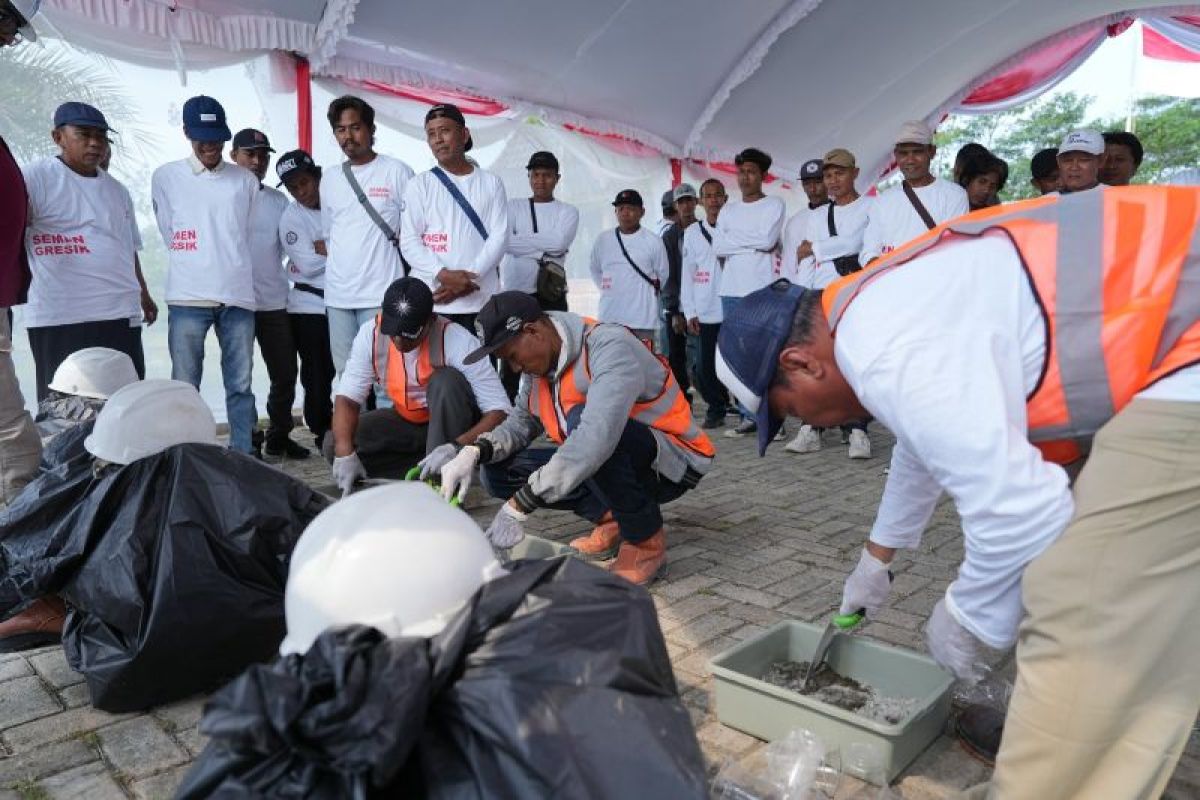 Semen Gresik perkuat SDM tukang bangunan di kawasan sekitar