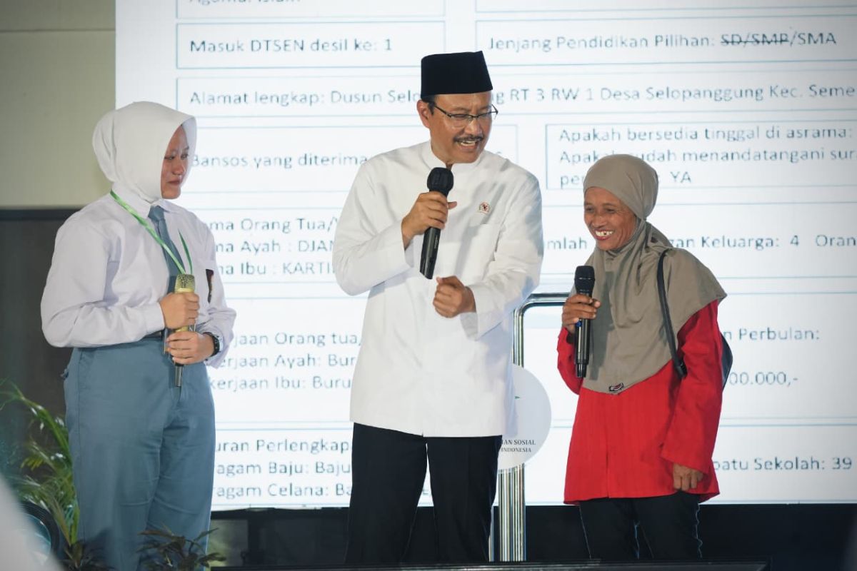 Mensos ngak ingin terjadi perundungan di Sekolah Rakyat