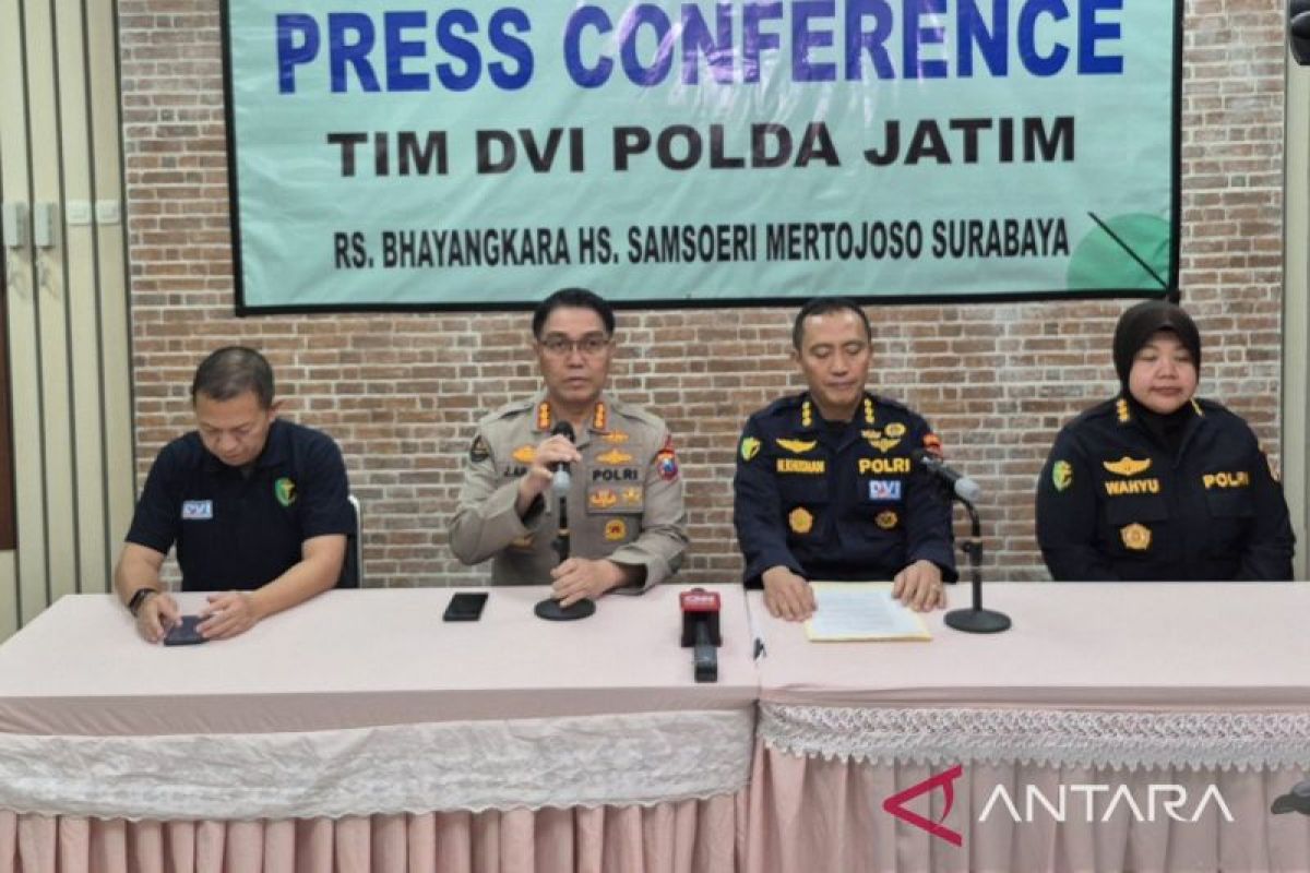 DVI Polda Jatim identifikasi tiga kantong jenazah korban Al Khoziny