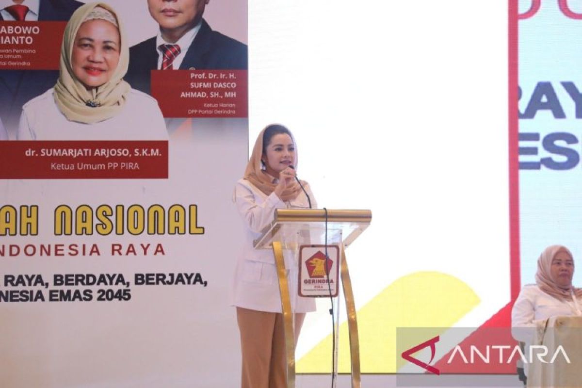 Novita Wijayanti terpilih jadi Ketum PIRA organisasi sayap Gerindra