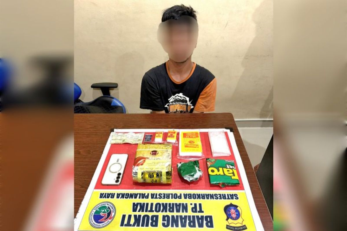 Peredaran satu kilogram sabu-sabu di Palangka Raya berhasil digagalkan