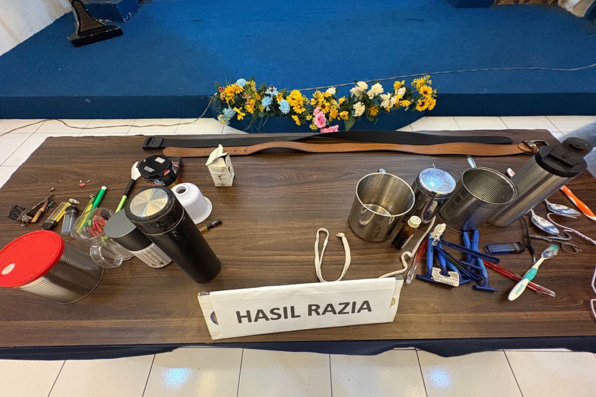 Rutan Tanjungpinang libatkan TNI dan Polri razia narkoba