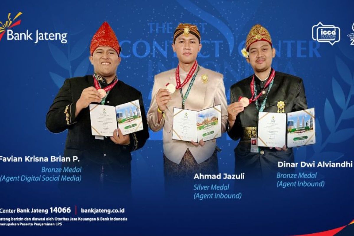 Bank Jateng sabet medali di The Best Contact Center Indonesia 2025
