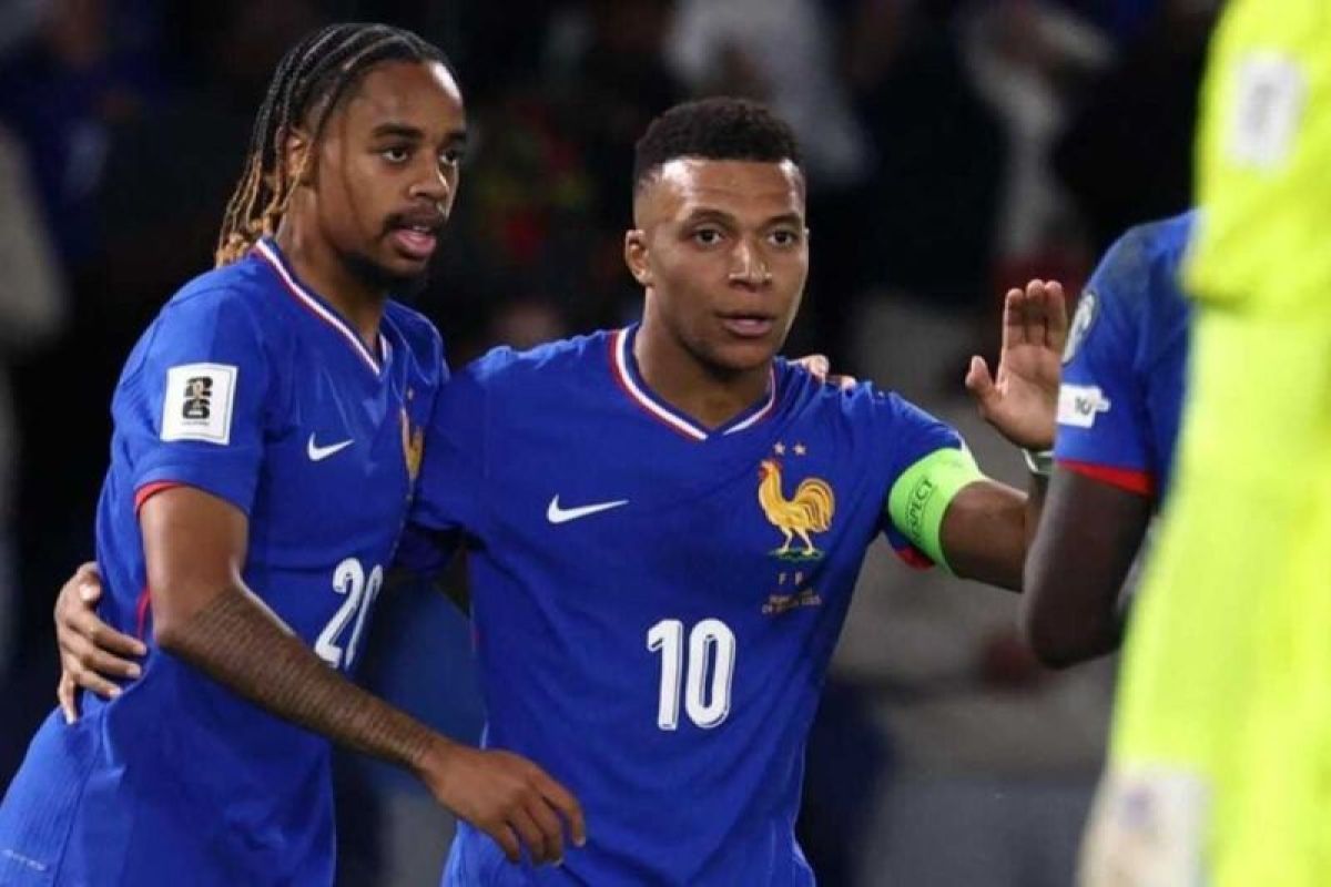 Prancis libas Azerbaijan 3-0, Mbapp bersinar dengan gol dan assist