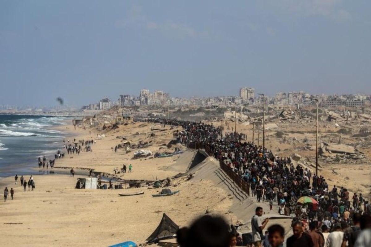 Ribuan Warga Palestina Mulai Kembali ke Gaza Utara Usai Gencatan Senjata