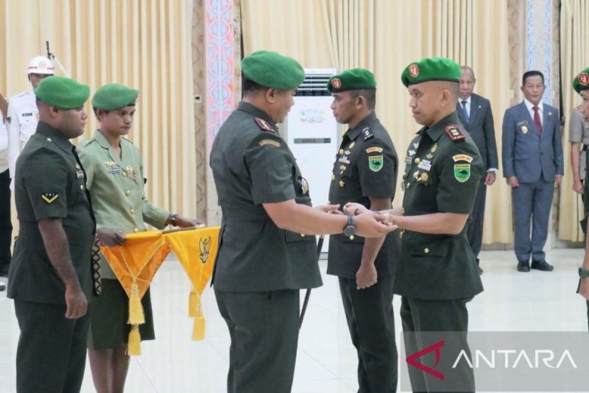 Bupati Teluk Wondama apresiasi kinerja mantan Dandim Letkol Budi Setiadi