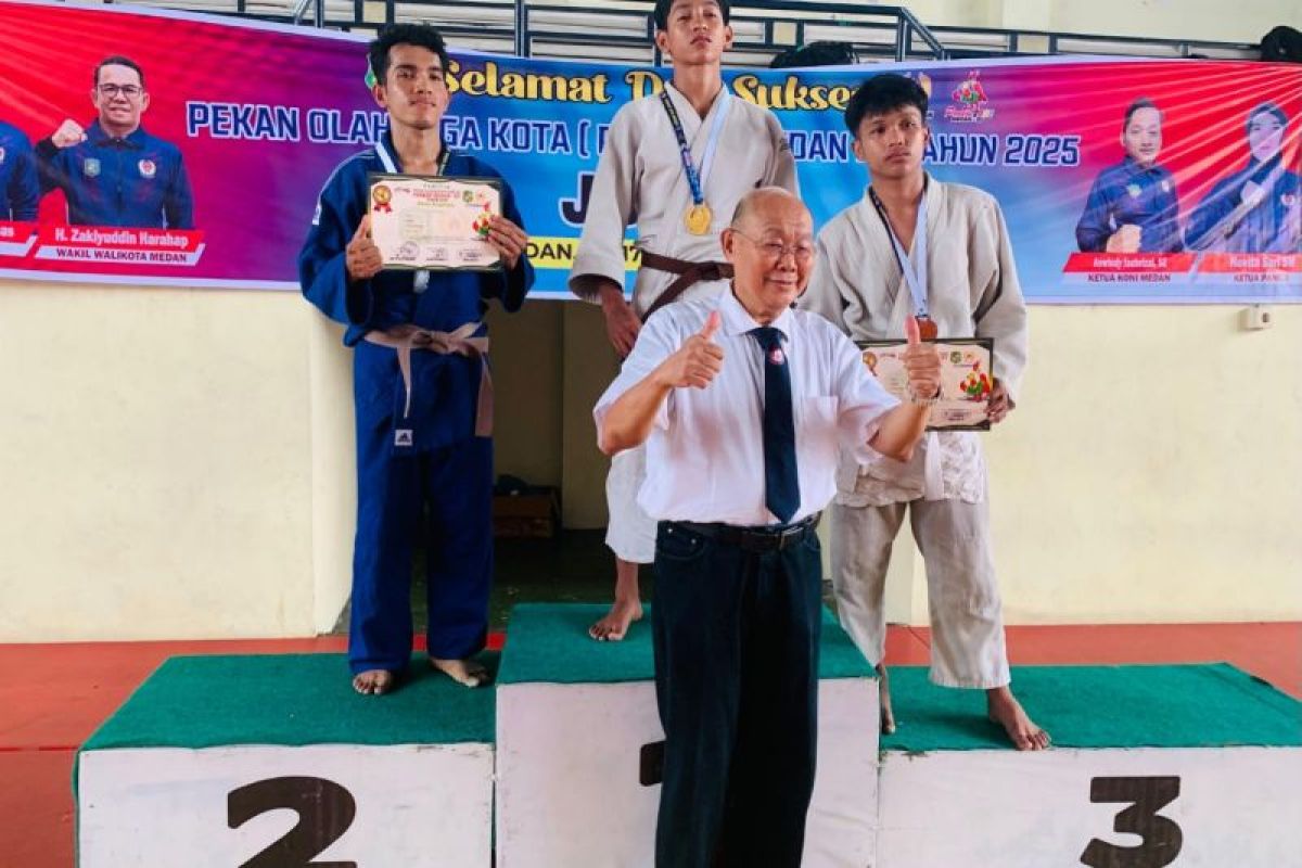 Medan Polonia Hattrick juara umum Judo Porkot