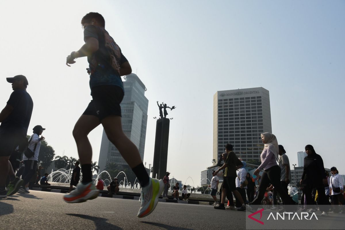 Udara Jakarta Jumat ini tidak sehat bagi kelompok sensitif