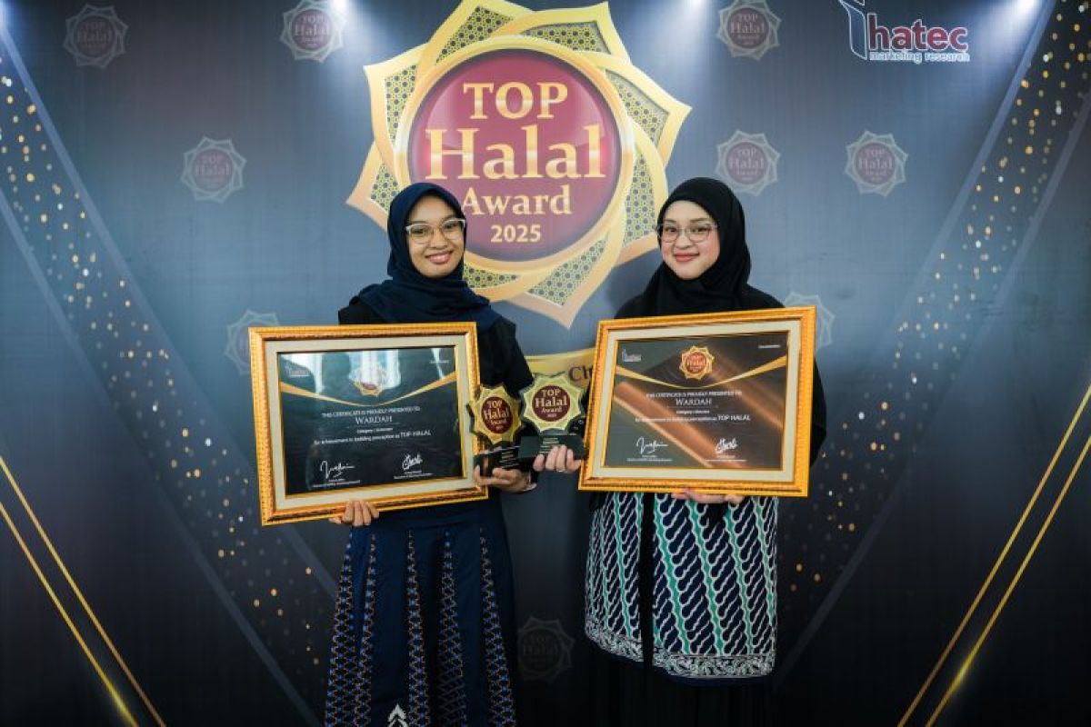 Halal Beauty Brand terdepan di Indonesia, Wardah raih 2 penghargaan Top Halal Award 2025